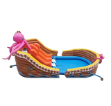 Vente château gonflable toboggan aquatique pieuvre