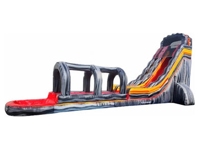 Vente château gonflable toboggan aquatique Fire Speed