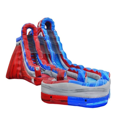 Vente château gonflable toboggan aquatique 