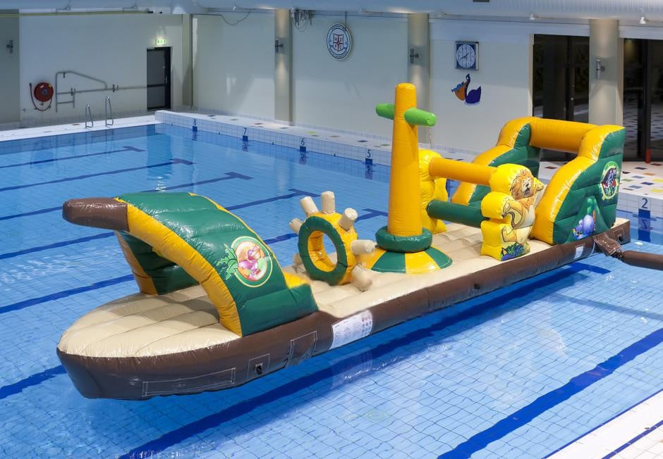 Vente module aquatique gonflable piscine pirate