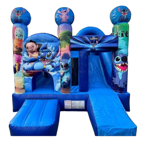 Location château gonflable Stitch