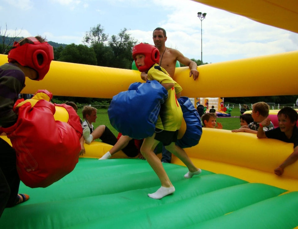 Location château gonflable rings de boxe