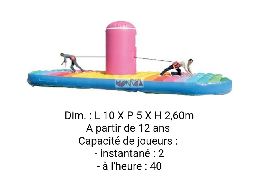 Location château gonflable equalizer