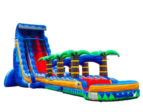 Location château gonflable toboggan aquatique