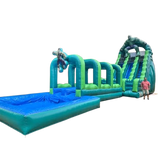Location château gonflable toboggan aquatique Hulk