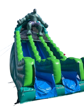Location château gonflable toboggan Hulk