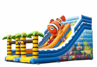 Vente château gonflable toboggan océan