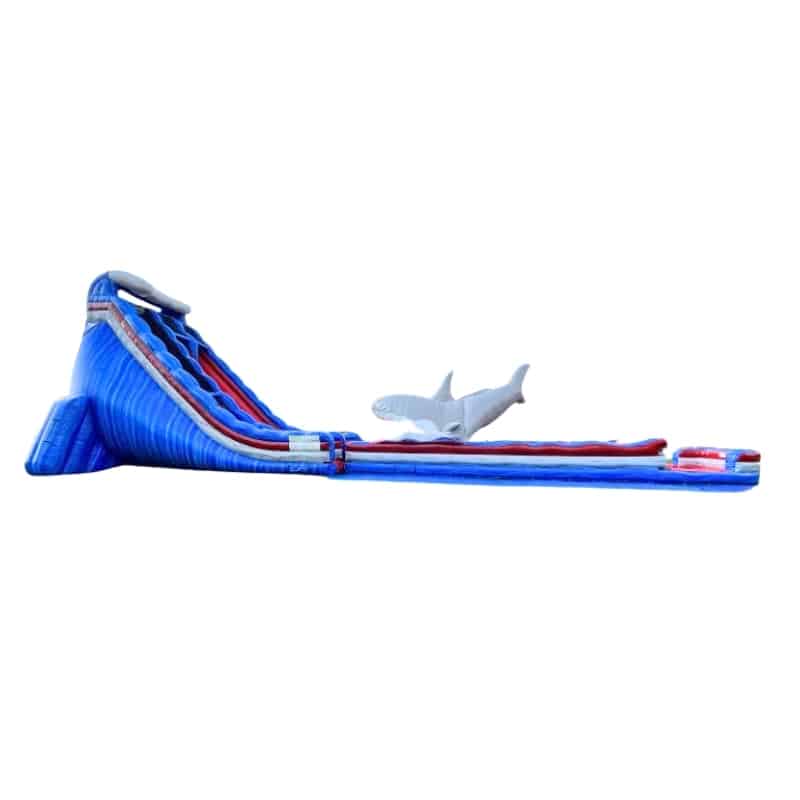 Vente toboggan gonflable speed requin