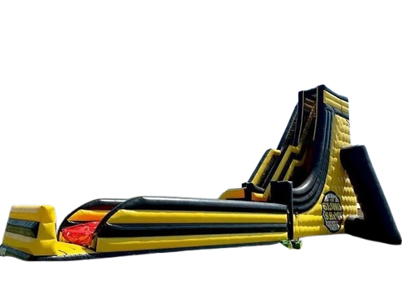 Vente château gonflable toboggan aquatique