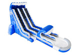 Vente château gonflable toboggan aquatique Monster Blue white