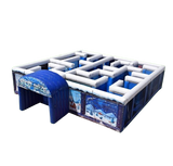 Vente château gonflable labyrinthe neige