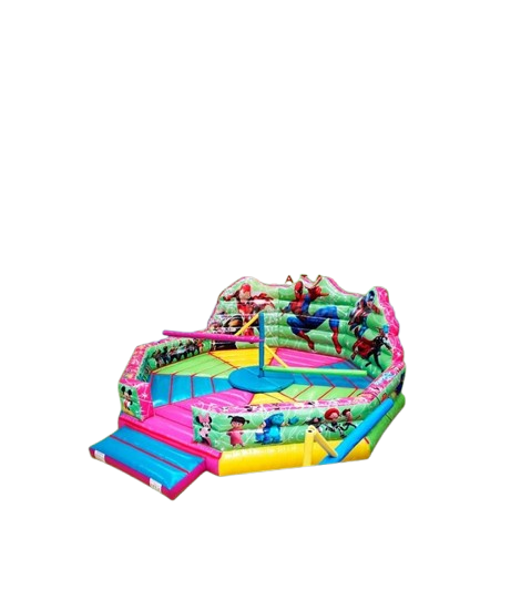 Vente château gonflable sport "Faucheuse enfants Spiderman"