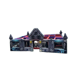 Vente château gonflable labyrinthe halloween