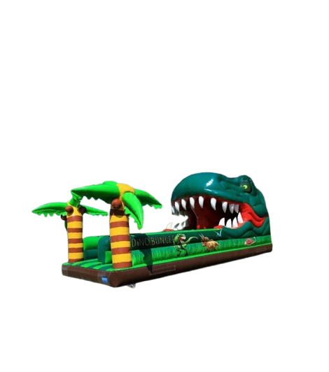 Vente château gonflable sport "Bungee Run dinosaure"