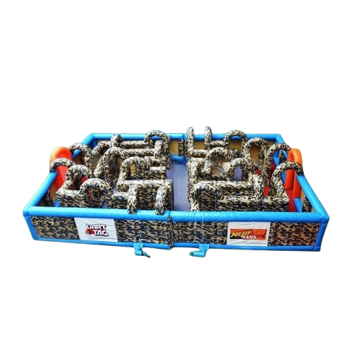 Vente château gonflable labyrinthe Nerf
