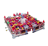 Vente château gonflable labyrinthe zombie
