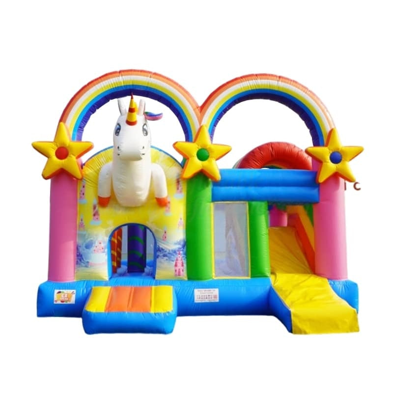 Vente château gonflable combo licorne