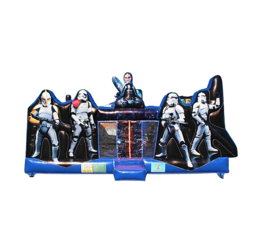 Vente château gonflable multiplay "Star Wars"