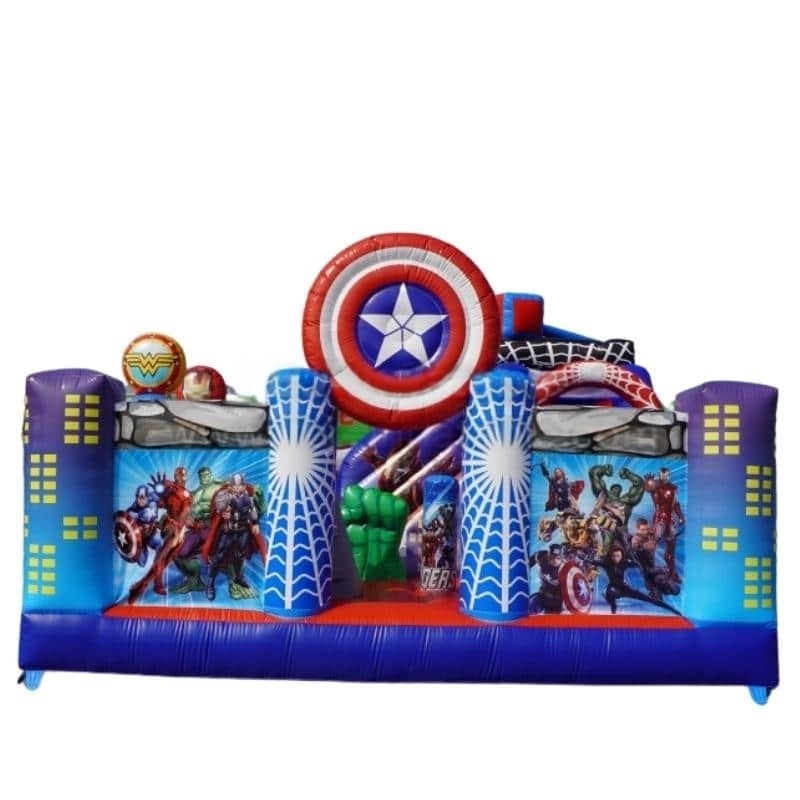 Vente château gonflable combo super héros