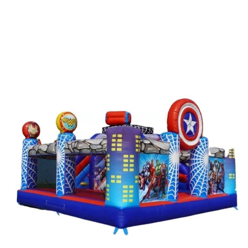 Vente château gonflable combo super héros