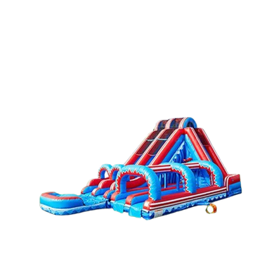 Vente château gonflable toboggan aquatique double speed