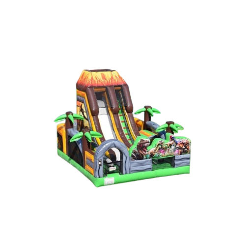Vente château gonflable toboggan "dinosaure"