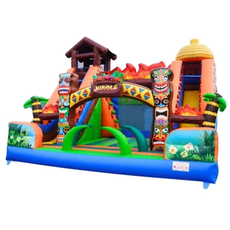Vente château gonflable jungle Tiki