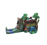 Vente château gonflable combo "jungle chasseur"