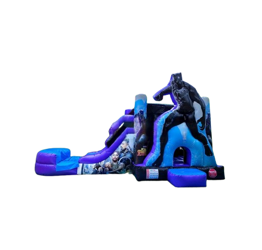 Vente château gonflable combo  "Black panther"