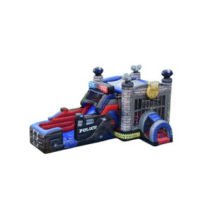Vente château gonflable combo "voiture de police"