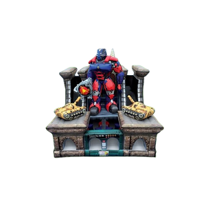Vente château gonflable combo "robot militaire"