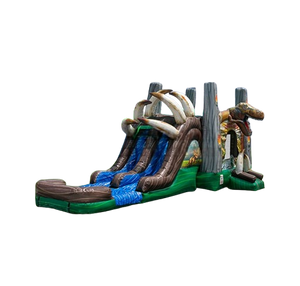 Vente château gonflable combo "Dino T-rex"