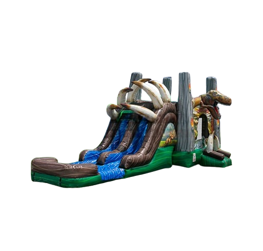 Vente château gonflable combo "Dino T-rex"