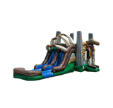 Vente château gonflable combo "Dino T-rex"