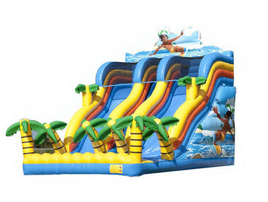 Vente château gonflable toboggan surf