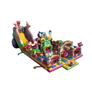 Vente Château gonflable funcity "savane"
