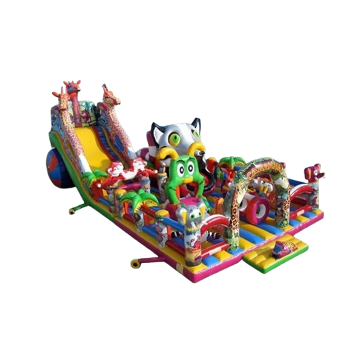 Vente Château gonflable funcity "savane"