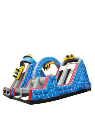 Vente château gonflable toboggan Montagne russes