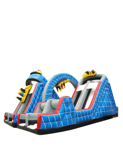 Vente château gonflable toboggan Montagne russes