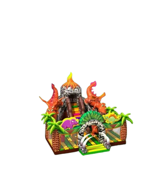 Vente château gonflable toboggan Dino