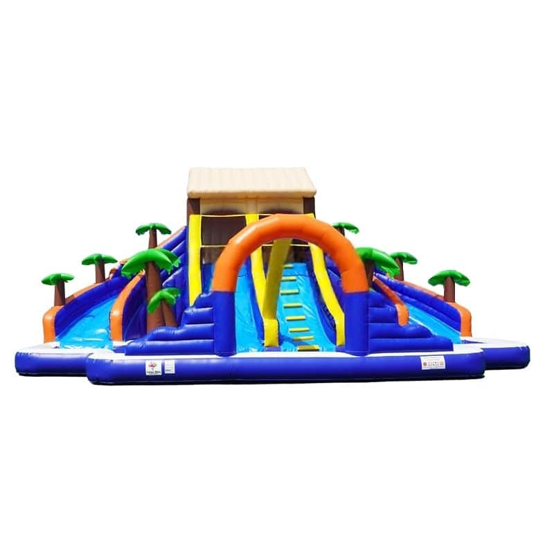 Vente château gonflable parc toboggan aquatique gonflable