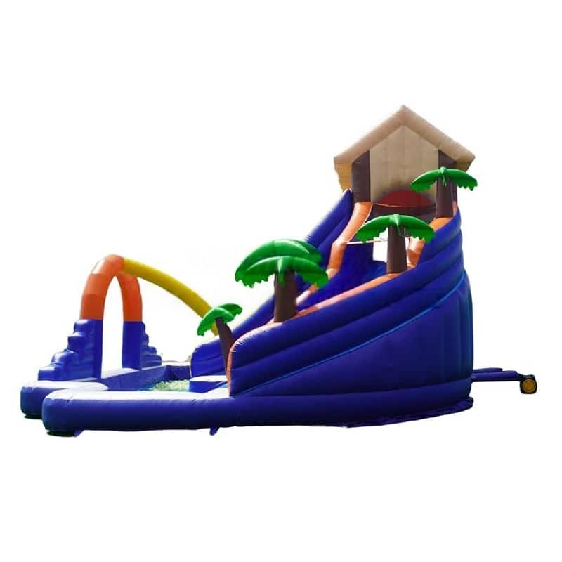 Vente château gonflable parc toboggan aquatique gonflable