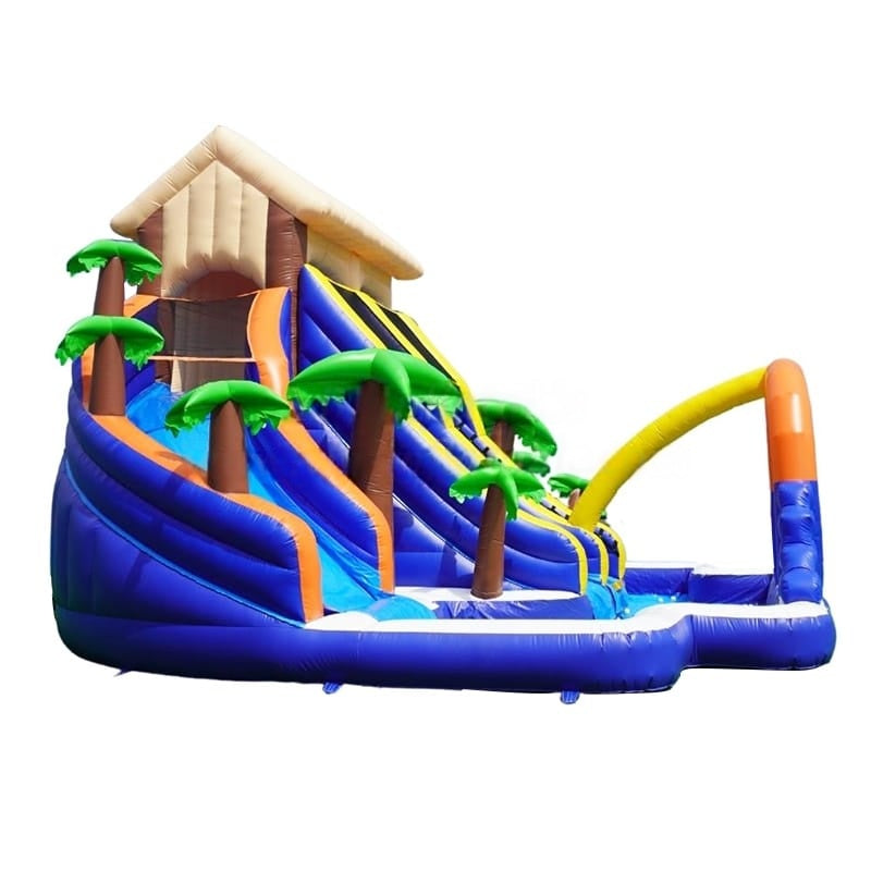 Vente château gonflable parc toboggan aquatique gonflable