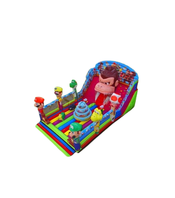 Vente château gonflable combo toboggan Mario