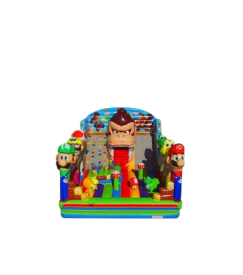 Vente château gonflable combo toboggan Mario