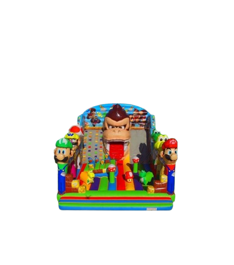 Vente château gonflable combo toboggan Mario
