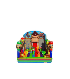 Vente château gonflable combo toboggan Mario