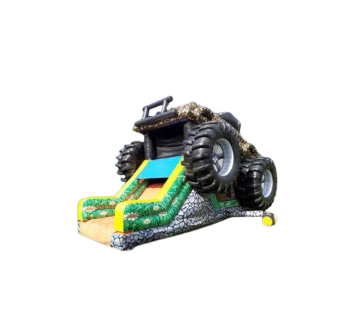 Château gonflable parcours d'obstacles Monster truck