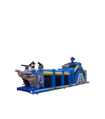 Vente château gonflable parcours d'obstacles bateau pirate