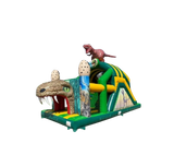 Vente château gonflable parcours d'obstacles dinosaure